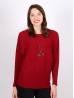 Long Bat Sleeves Pullover Loose Top